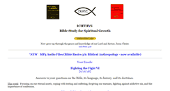 Desktop Screenshot of ichthys.com